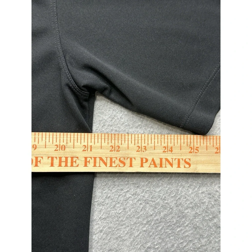Nike Polo Shirt Mens M Black Dri-FIT DAS Quality In The Repair Golf 363807-010